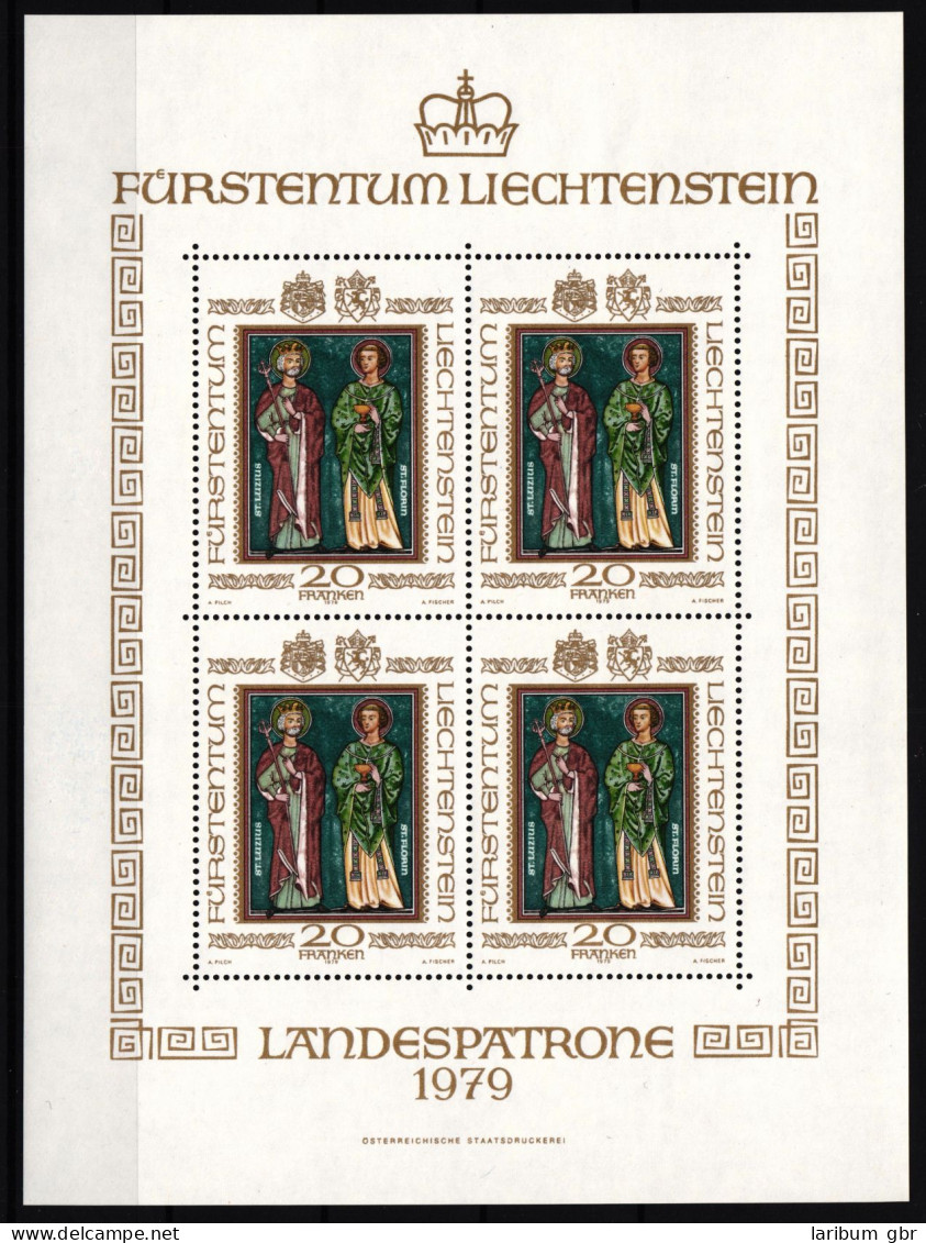 Liechtenstein 734 Postfrisch Als Kleinbogen #HR553 - Other & Unclassified