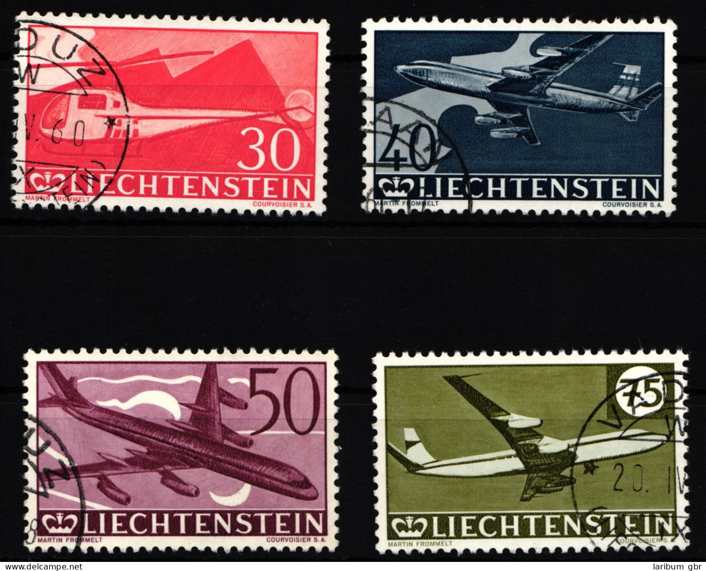 Liechtenstein 391-394 Gestempelt Flugzeuge #HR694 - Andere & Zonder Classificatie