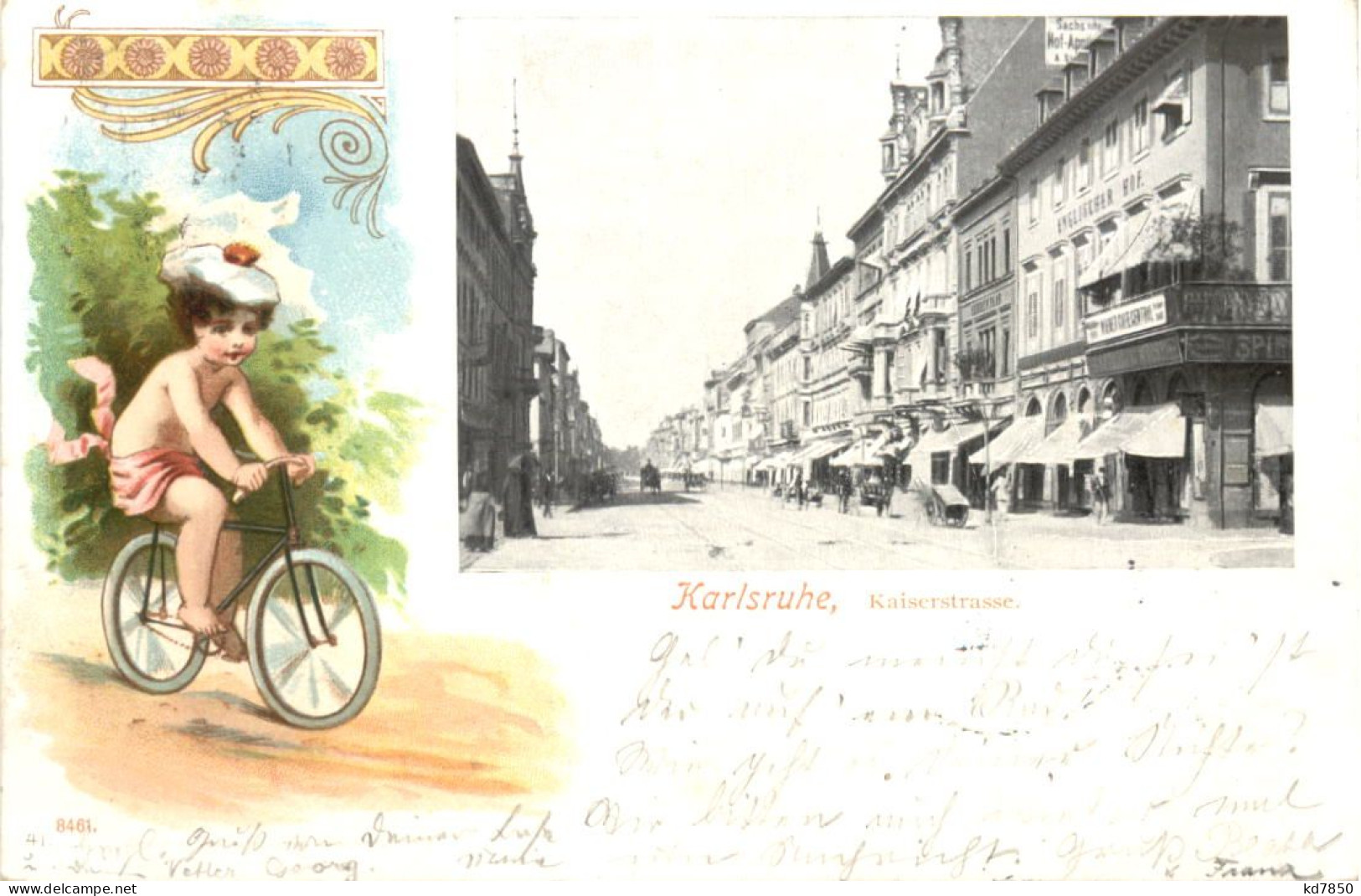 Karlsruhe - Kaiserstrasse - Litho - Karlsruhe