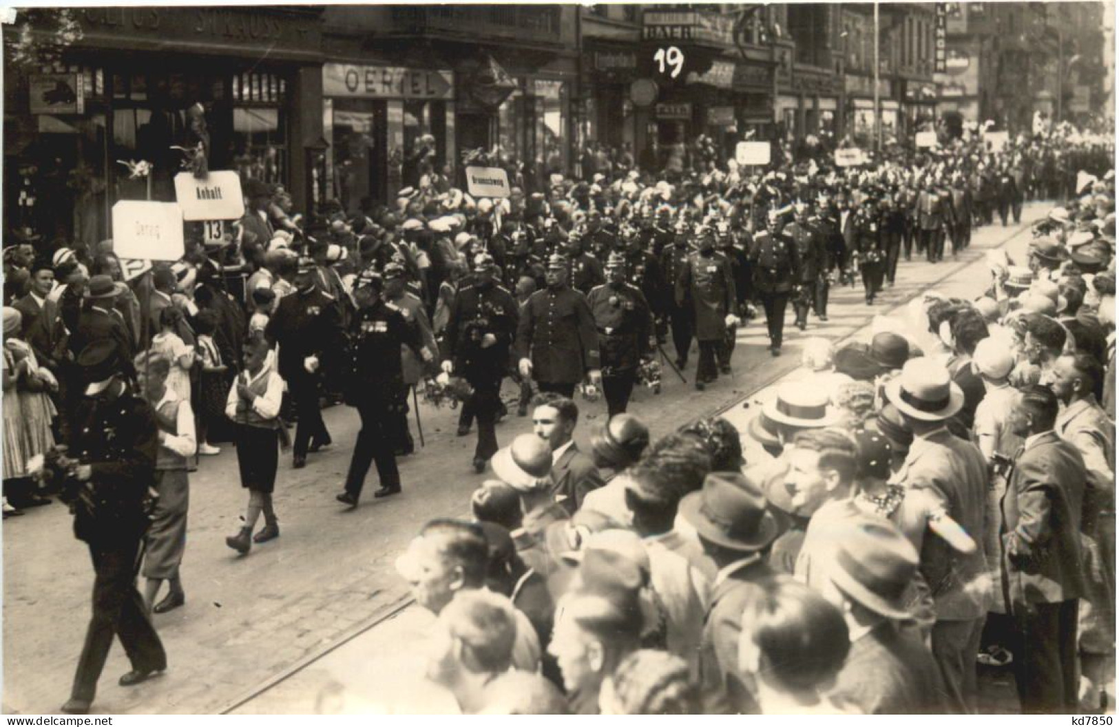 Karlsruhe - 21. Feuerwehrtag 1932 - Karlsruhe