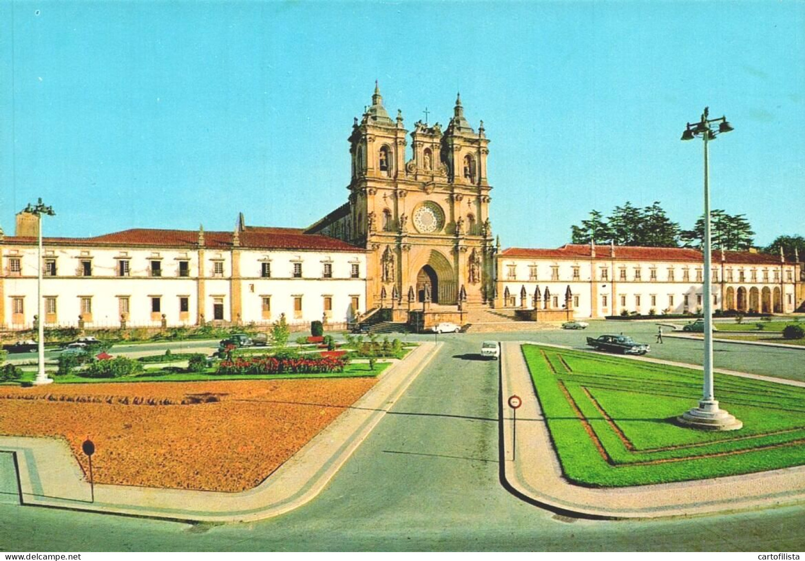 ALCOBAÇA - Vista Geral Do Mosteiro  (2 Scans) - Leiria