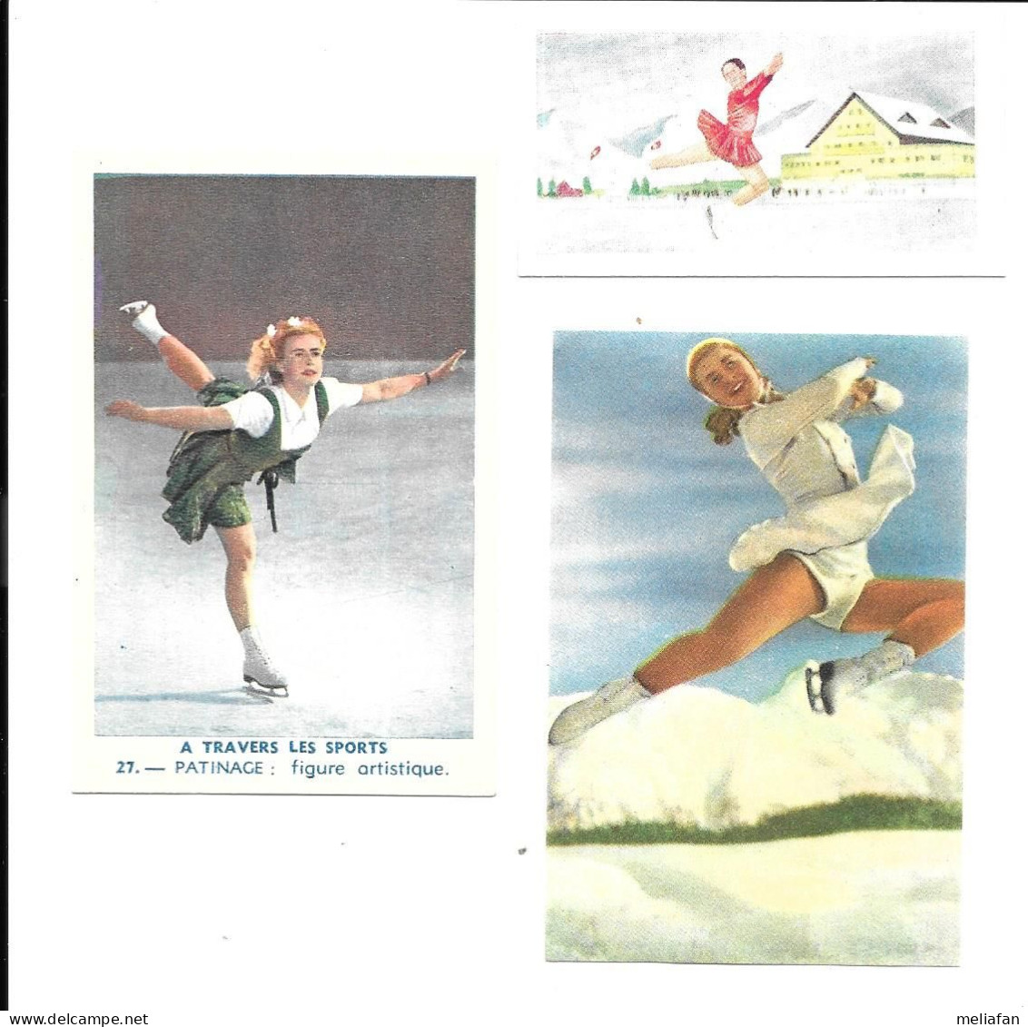 CY43 - IMAGES DIVERSES PATINAGE ARTISTIQUE - BARBARA ANN SCOTT  (droite) - Patinage Artistique