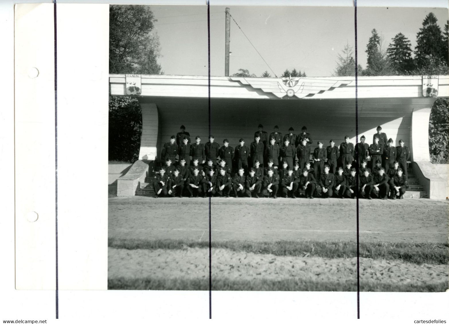 Livret de 10 PHOTOGRAPHIES Base aérienne 178 classe 65/4  Avion, caserne commandant MENARD. Aviateurs, soldats, CATAC