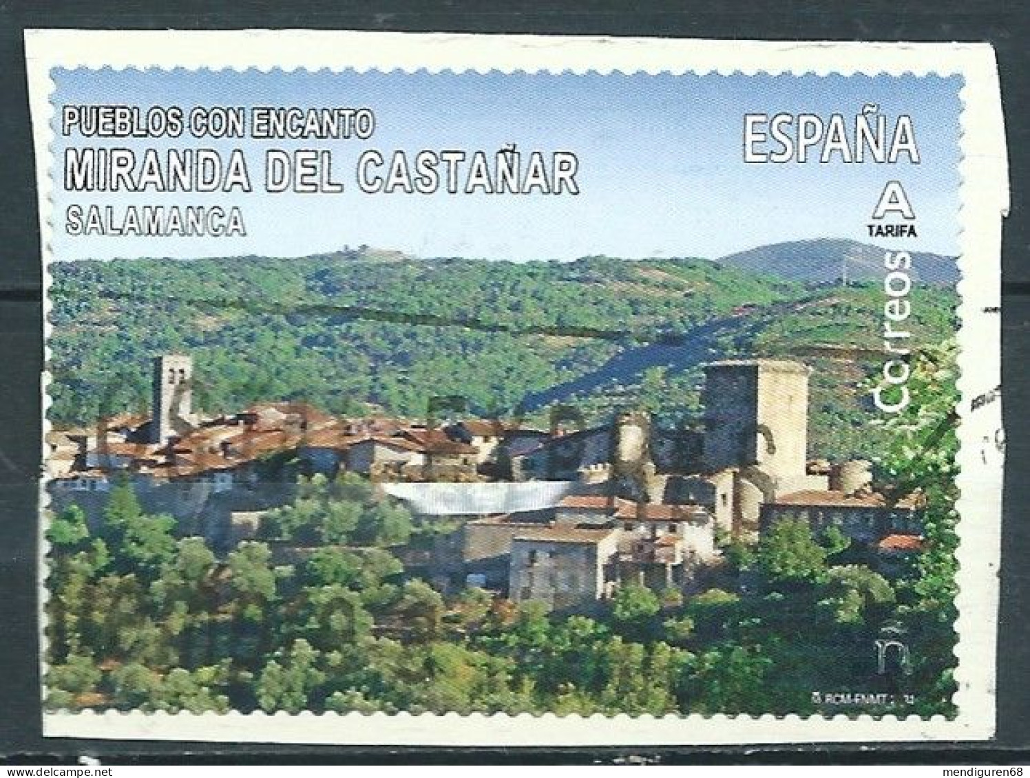 ESPAGNE SPANIEN SPAIN ESPAÑA 2021 CARNET VILLAGES WITH CHARMAIN MIRANDA DEL CASTAÑAR(SALAMANCA) ED 5461 MI 5510 YT 5215 - Gebruikt