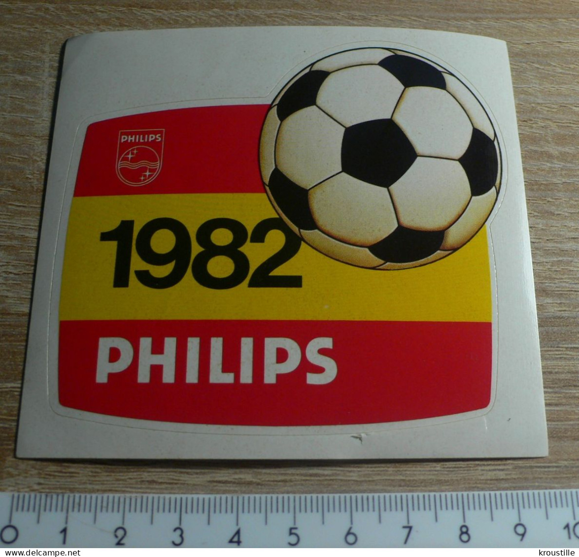 FOOTBALL : AUTOCOLLANT PHILIPS 1982 - Aufkleber