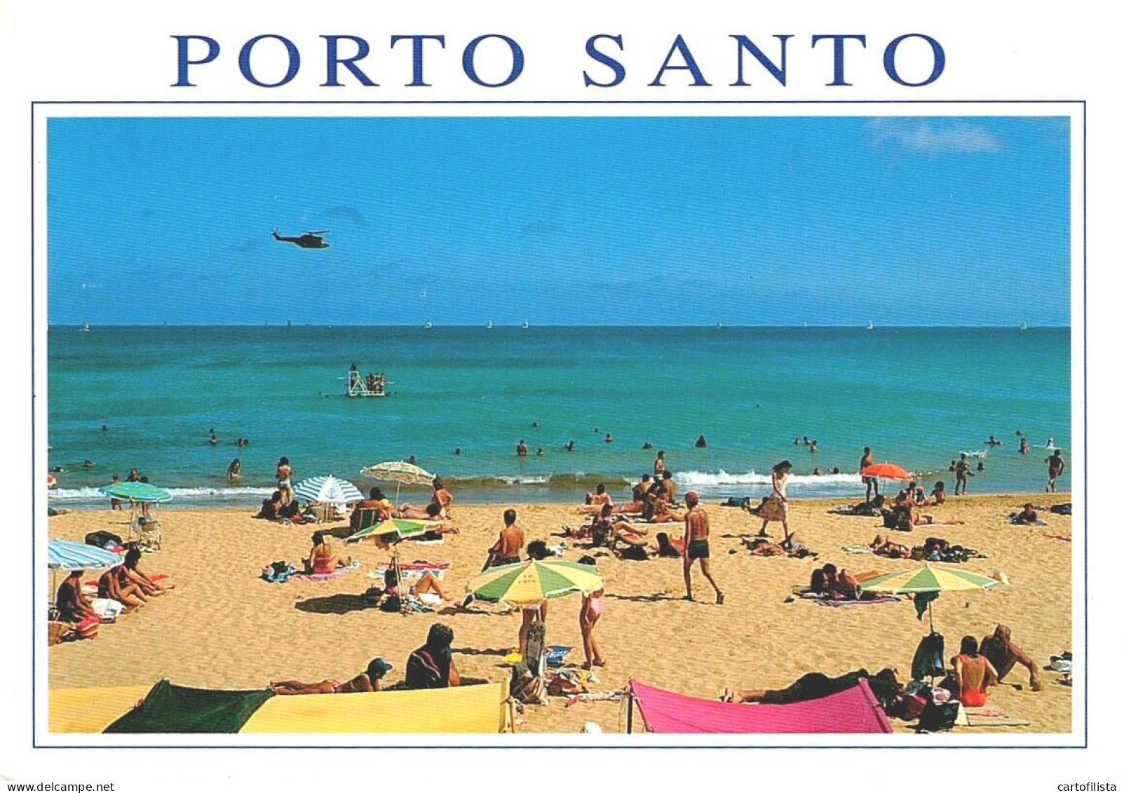 PORTO SANTO, Madeira - Vista  Da Praia  (2 Scans) - Madeira