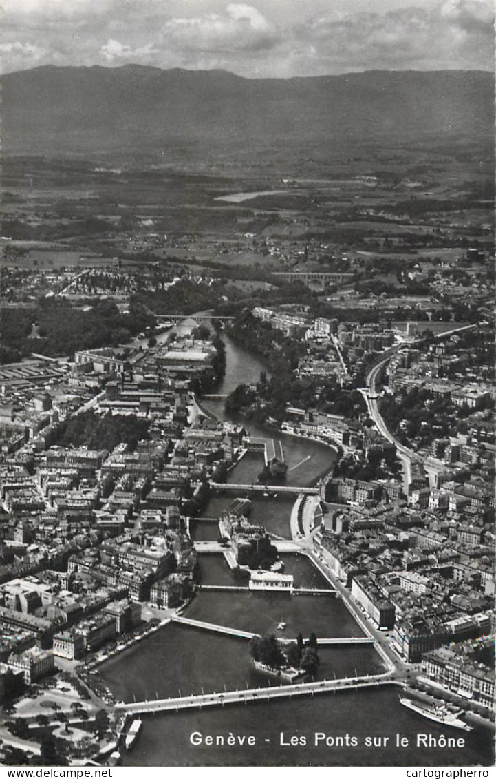 Switzerland Genève Bridges Over Rhone - Genève