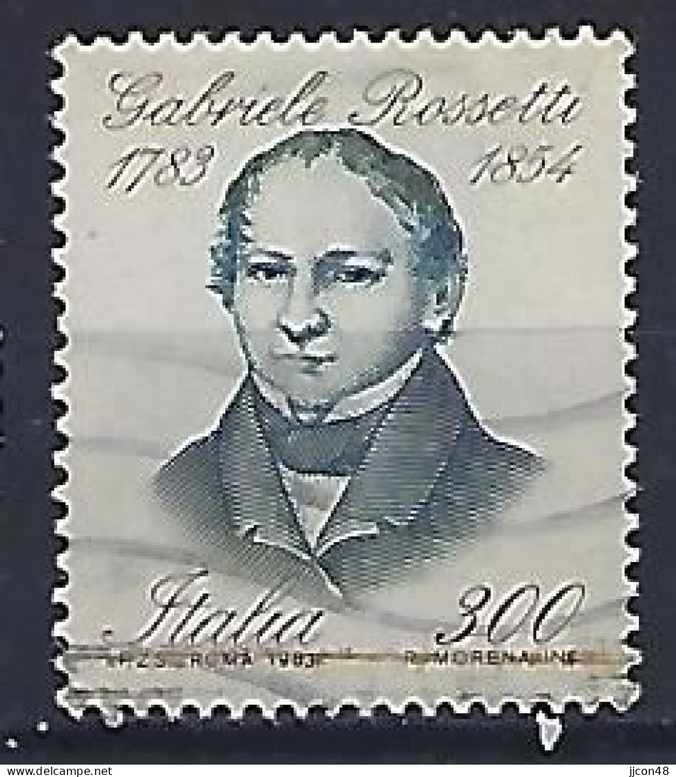 Italy 1983  Gabriele Rossetti  (o) Mi.1826 - 1981-90: Used