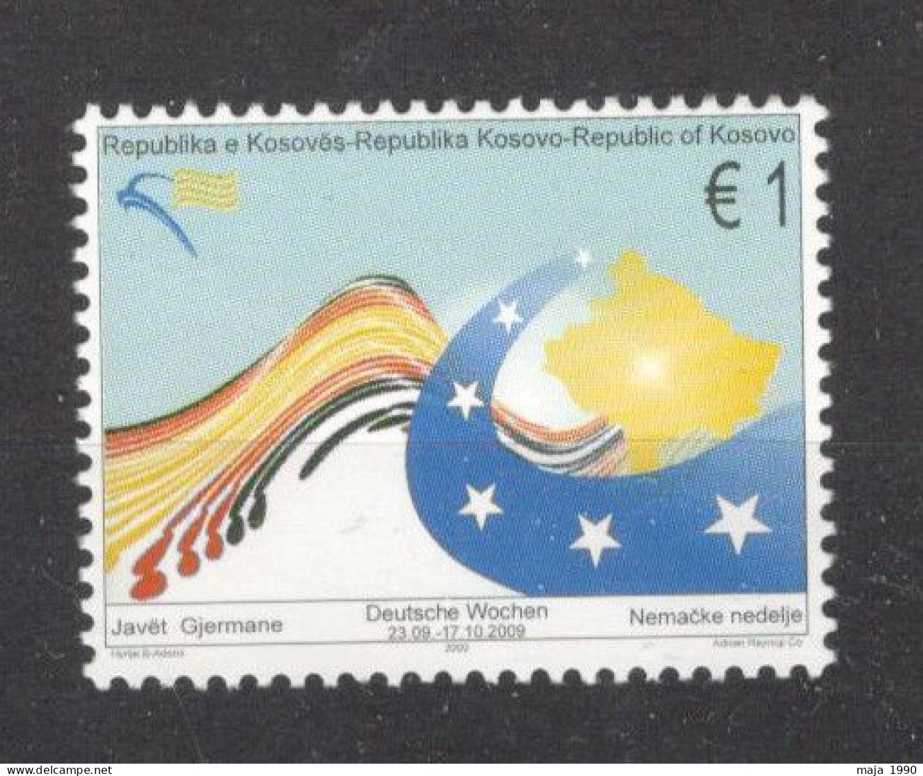 KOSOVO GERMANY - MNH STAMP - FLAGS - 2009. - Kosovo