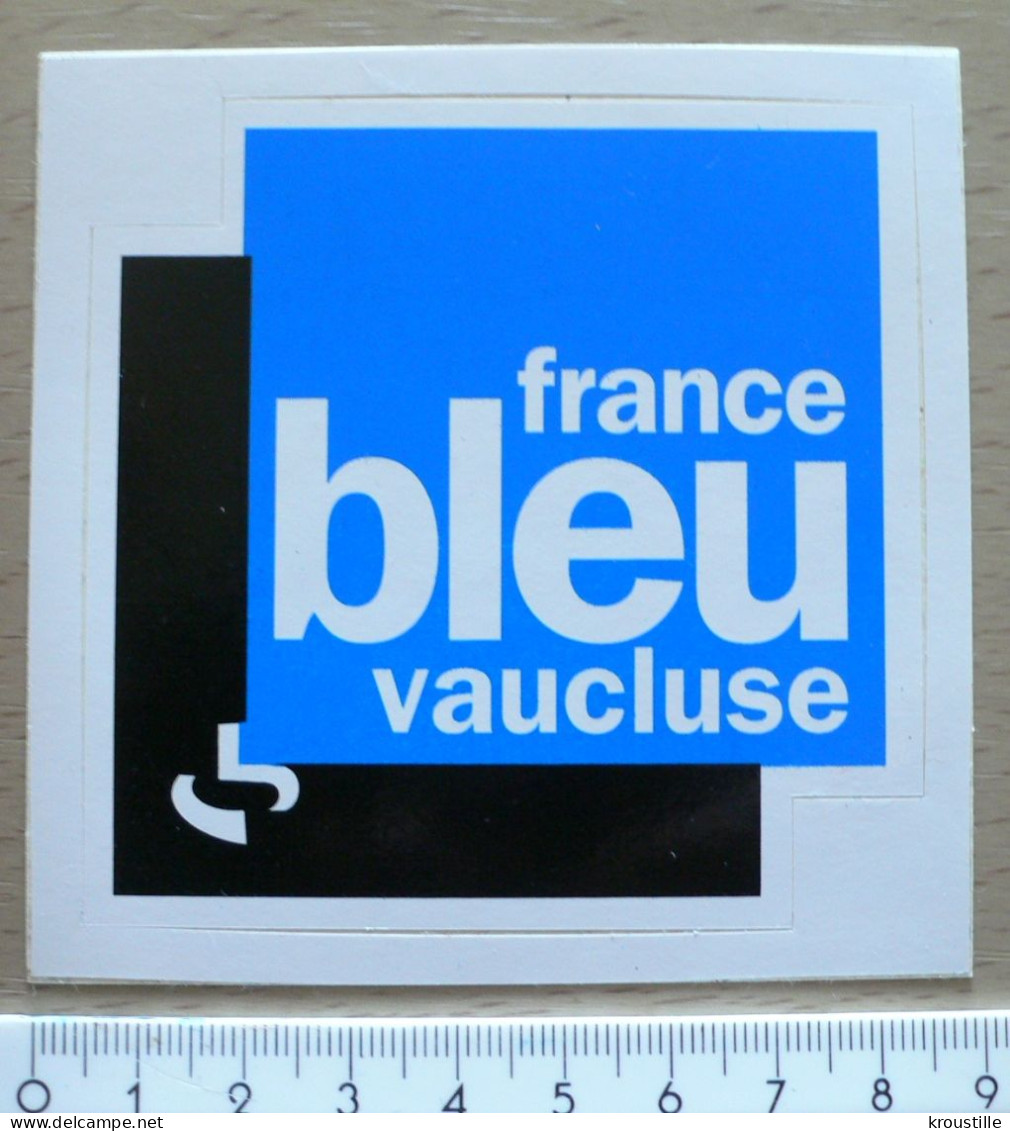 RADIO : AUTOCOLLANT FRANCE BLEU VAUCLUSE - Aufkleber