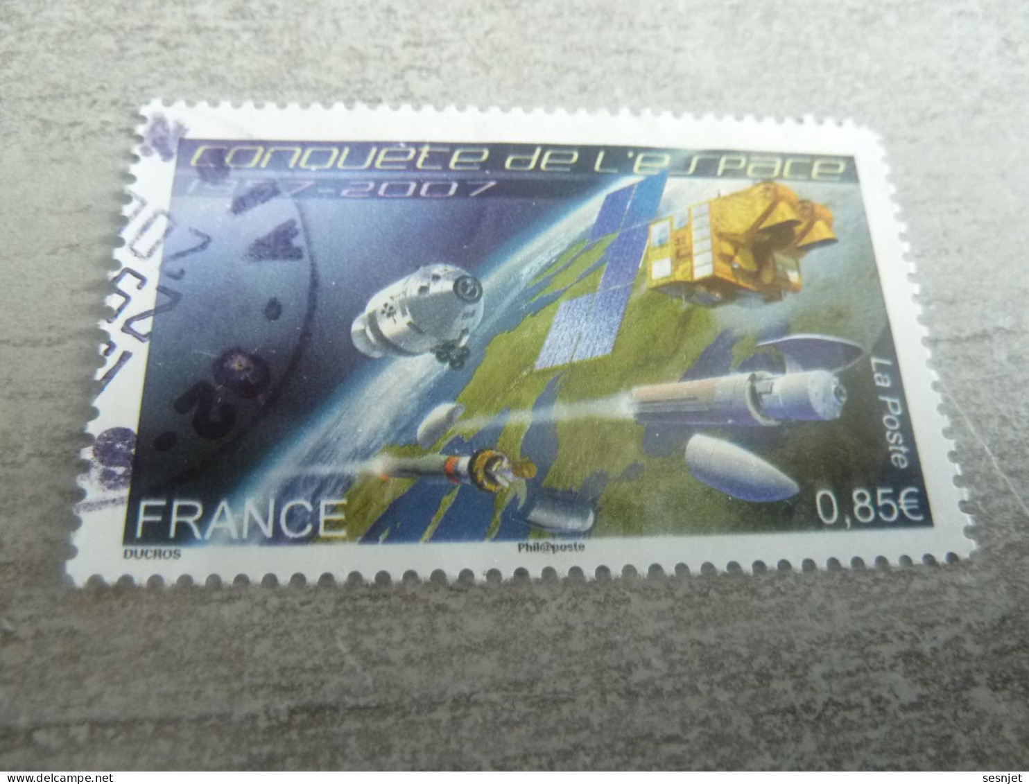 Conquête De L'Espace - 0.85 € - Yt 4104 - Multicolore - Oblitéré - Année 2007 - - Europa