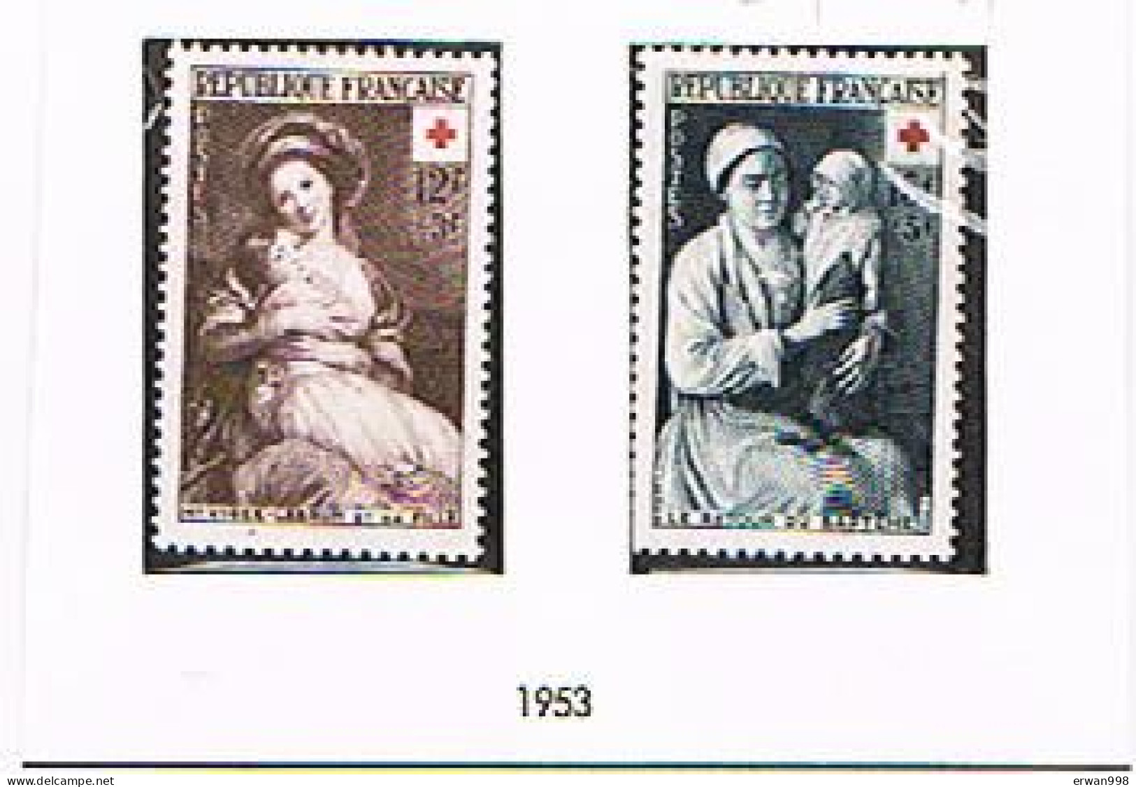 YT 966/967 Croix Rouge - (Vigée-Lebrun & Le Nain) Neufs Sans Charnière Cote 23.50€  165 - Unused Stamps