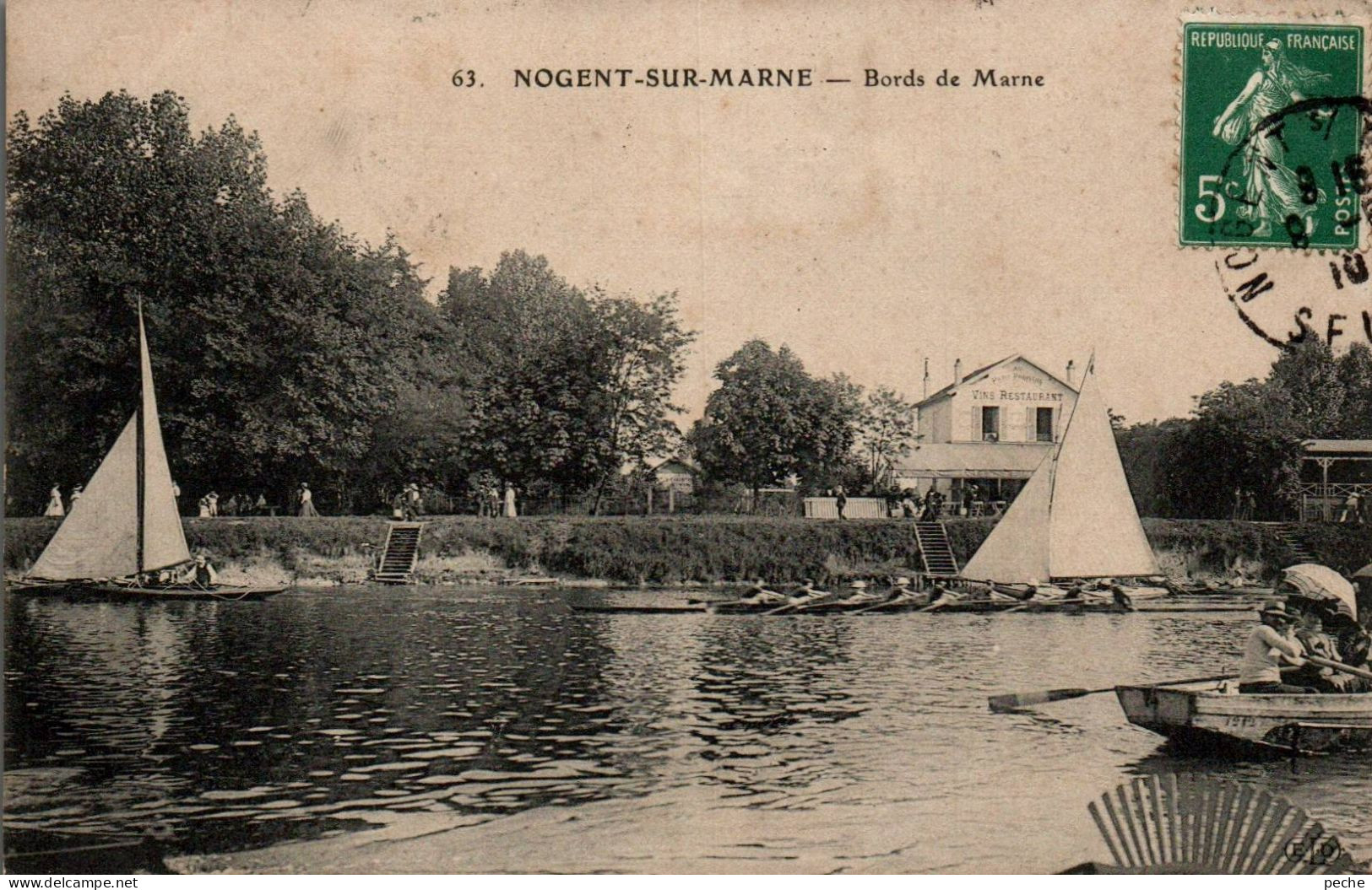 N°2789 W -cpa Nogent Sur Marne -bords De Marne- - Nogent Sur Marne