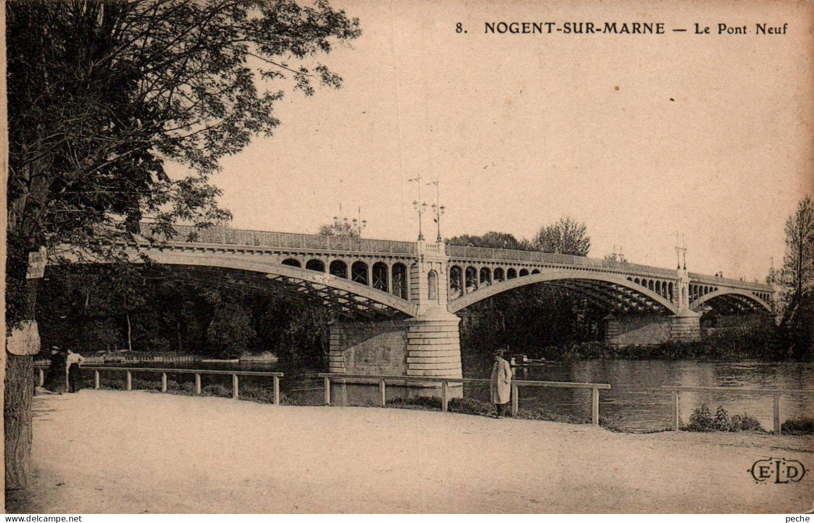 N°2790 W -cpa Nogent Sur Marne -le Pont Neuf- - Nogent Sur Marne