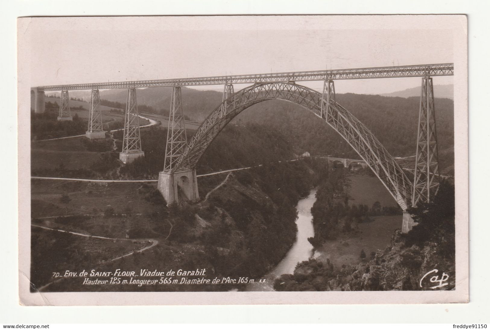 15 . Saint Flour . Viaduc De Garabit . 1938 - Saint Flour