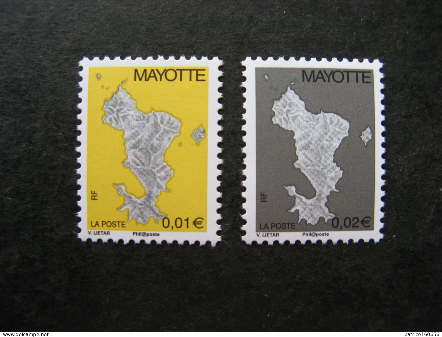 Mayotte: TB Paire N°150a Et N° 151a ( Légende Phil@poste Au Lieu De ITVF), Neufs XX . - Unused Stamps