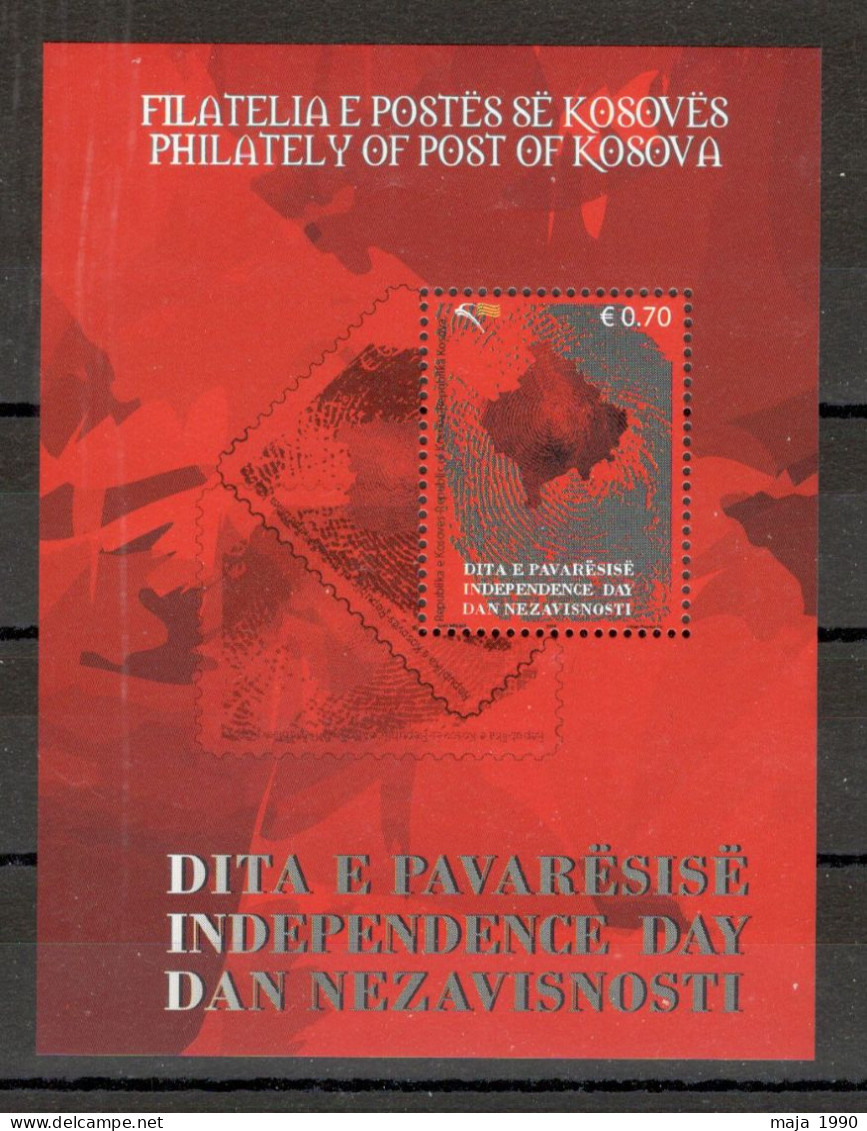 KOSOVO - MNH BLOCK - INDEPENDENCE DAY - 2008. - Kosovo