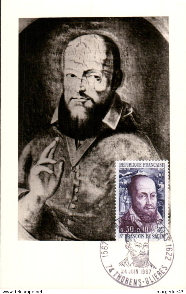 CARTE MAXIMUM 1967 SAINT FRANCOIS DE SALES - 1960-1969