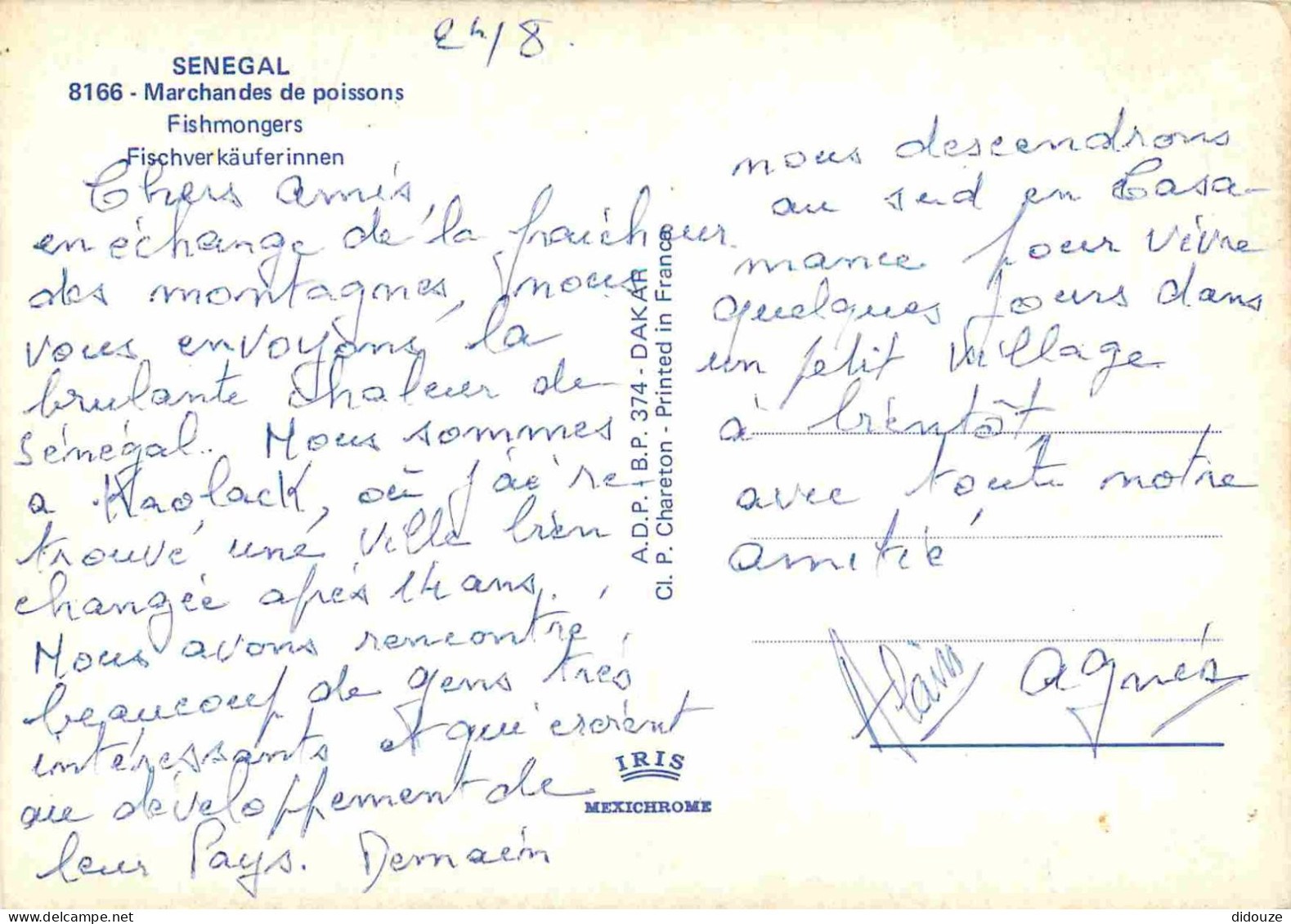 Sénégal - Marchandes De Poissons - Femme - CPM - Voir Scans Recto-Verso - Sénégal