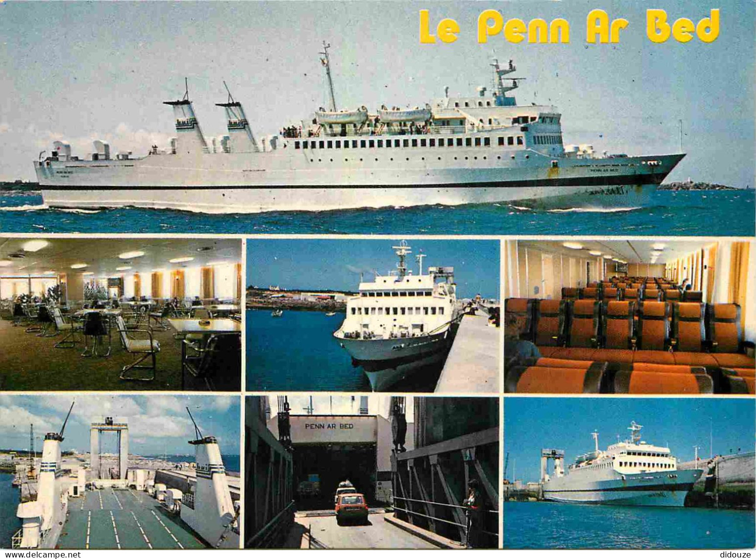 Bateaux - Paquebots - Le Penn Ar Bed - Multivues - Roscoff - CPM - Carte Neuve - Voir Scans Recto-Verso - Steamers