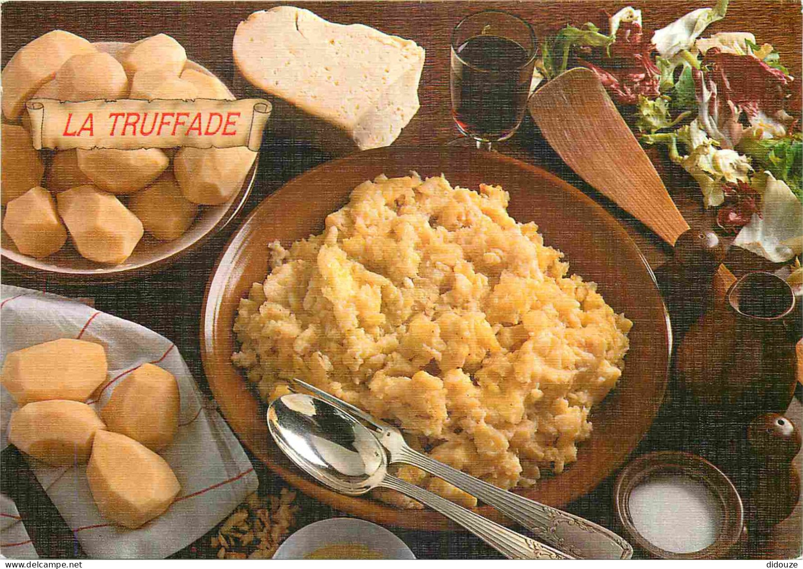 Recettes De Cuisine - Truffade - Gastronomie - CPM - Carte Neuve - Voir Scans Recto-Verso - Recipes (cooking)