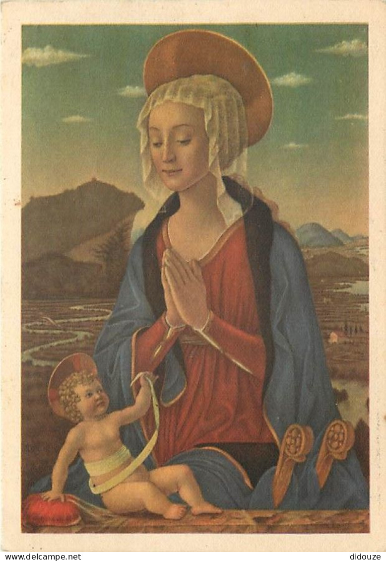 Art - Peinture Religieuse - Alessio Baldovinetti - La Vierge Et L'Enfant - CPM - Voir Scans Recto-Verso - Schilderijen, Gebrandschilderd Glas En Beeldjes