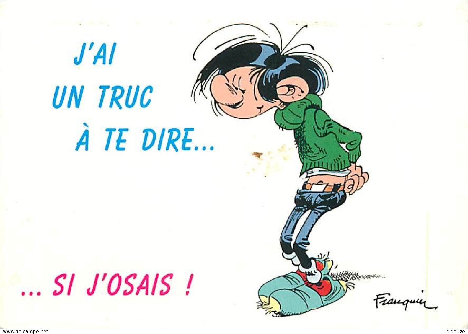 Bandes Dessinées - Gaston Lagaffe - Franquin - CPM - Voir Scans Recto-Verso - Bandes Dessinées