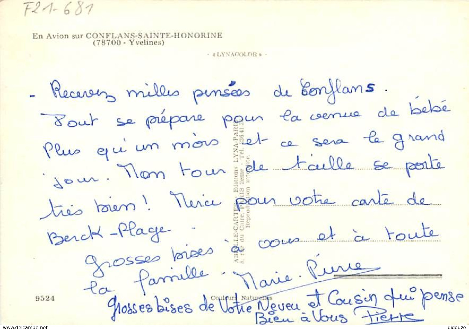 78 - Conflans Sainte Honorine - En Avion Sur Conflans Sainte Honorine - Vue Aérienne - CPM - Voir Scans Recto-Verso - Conflans Saint Honorine