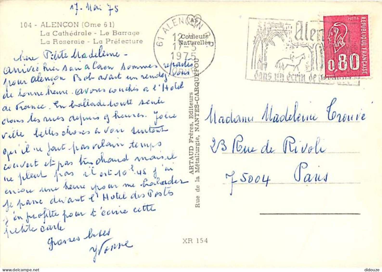 61 - Alençon - Multivues - Fleurs - Blasons - CPM - Voir Scans Recto-Verso - Alencon