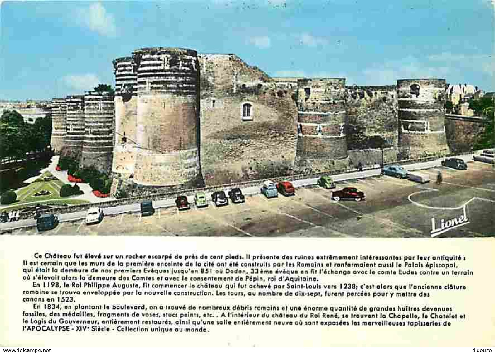 49 - Angers - Le Château - Automobiles - Carte Neuve - CPM - Voir Scans Recto-Verso - Angers