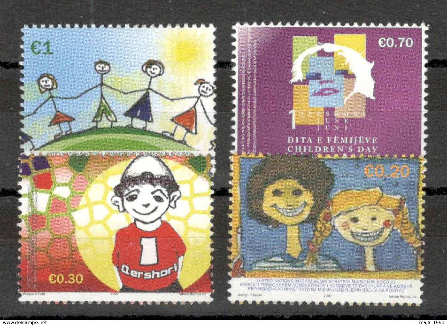 KOSOVO - MNH SET - INTERNATIONAL CHILDREN'S DAY - 2007. - Kosovo