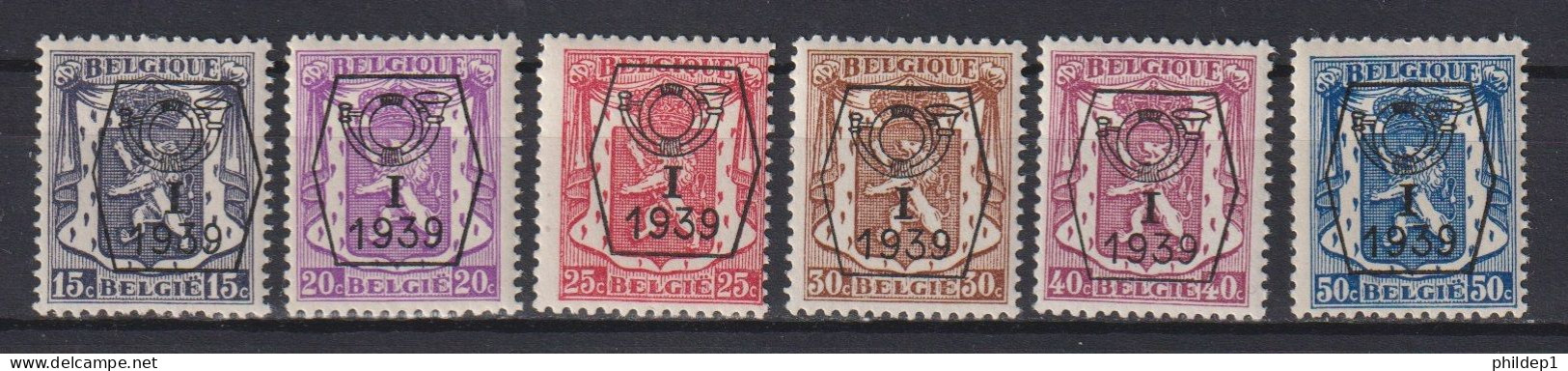 Belgique: COB N° PRE405/10 (série 13) **, MNH, Neuf(s). TTB !!! Voir Le(s) Scan(s) !!! - Typos 1936-51 (Kleines Siegel)