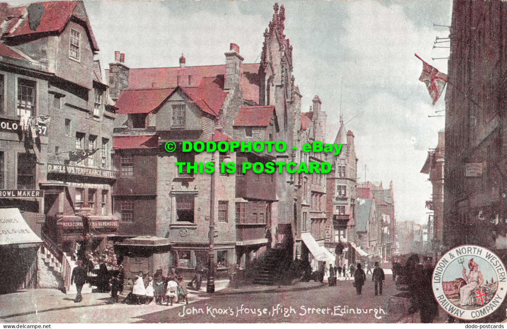 R514387 John Knoxs House. High Street. Edinburgh. London And North Western Railw - Sonstige & Ohne Zuordnung