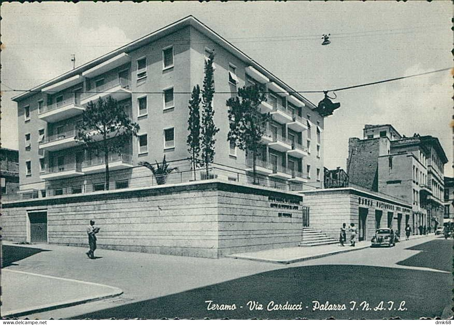 TERAMO - VIA CARDUCCI - PALAZZO I.N.A.I.L. - EDIZ. L.L.T. - 1950s (20730) - Teramo