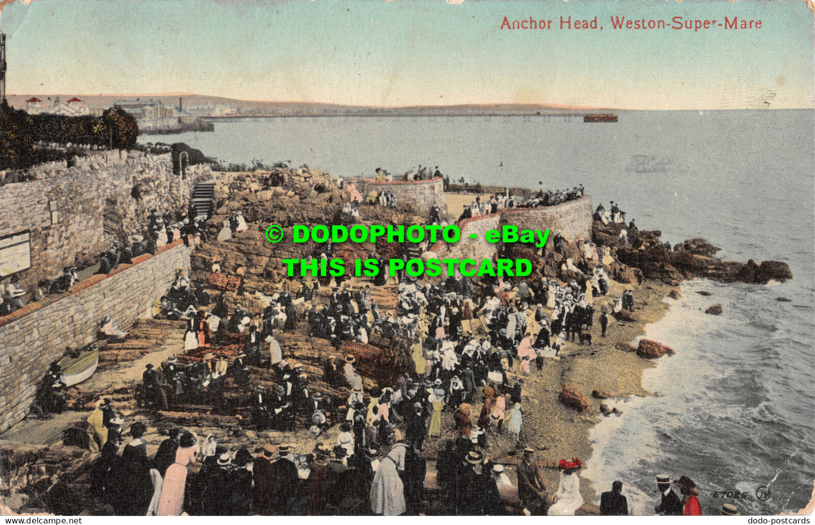 R514973 Weston Super Mare. Anchor Head. Valentines Series. 1915 - Monde