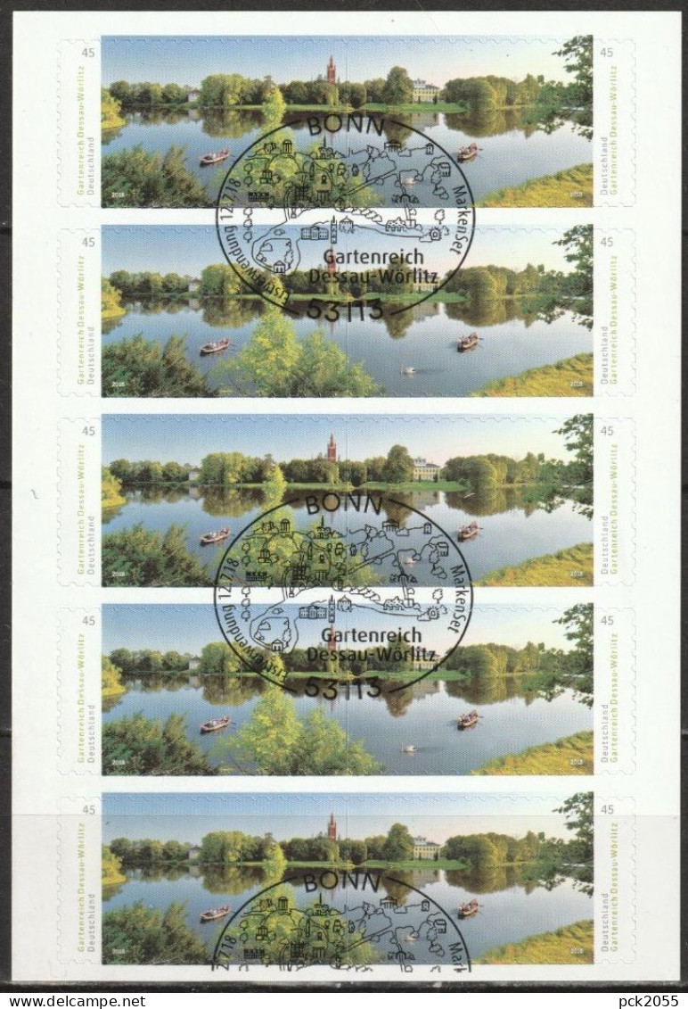 Deutschland FB 79 Gartenreich Dessau, 2018 Mit Mi-Nr. 3405 - 3406 O Gest. ESST ( D 4091 ) - Used Stamps