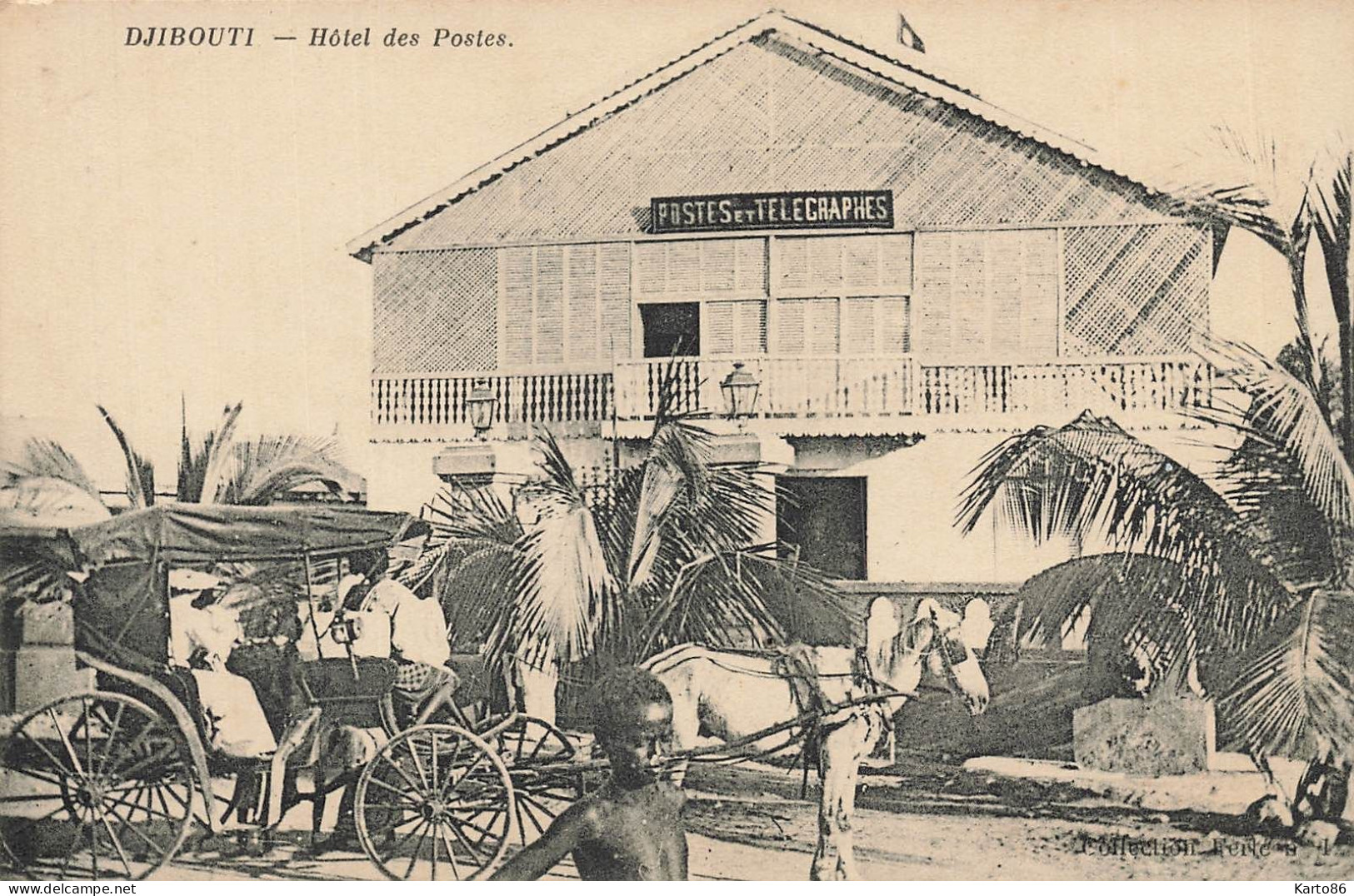 Djibouti * Hôtel Des Postes & Télégraphes * éthnique Ethnic Ethno - Gibuti