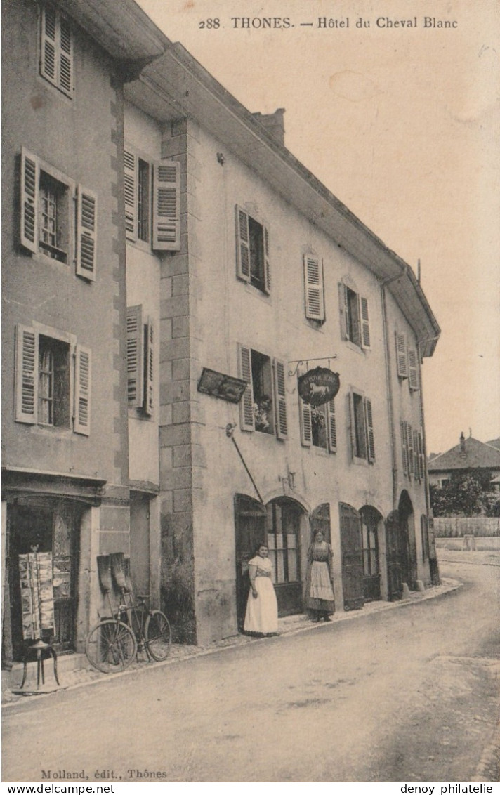 74 THONES -  Hotel Du Cheval Blanc  - Carte Neuve - Thônes