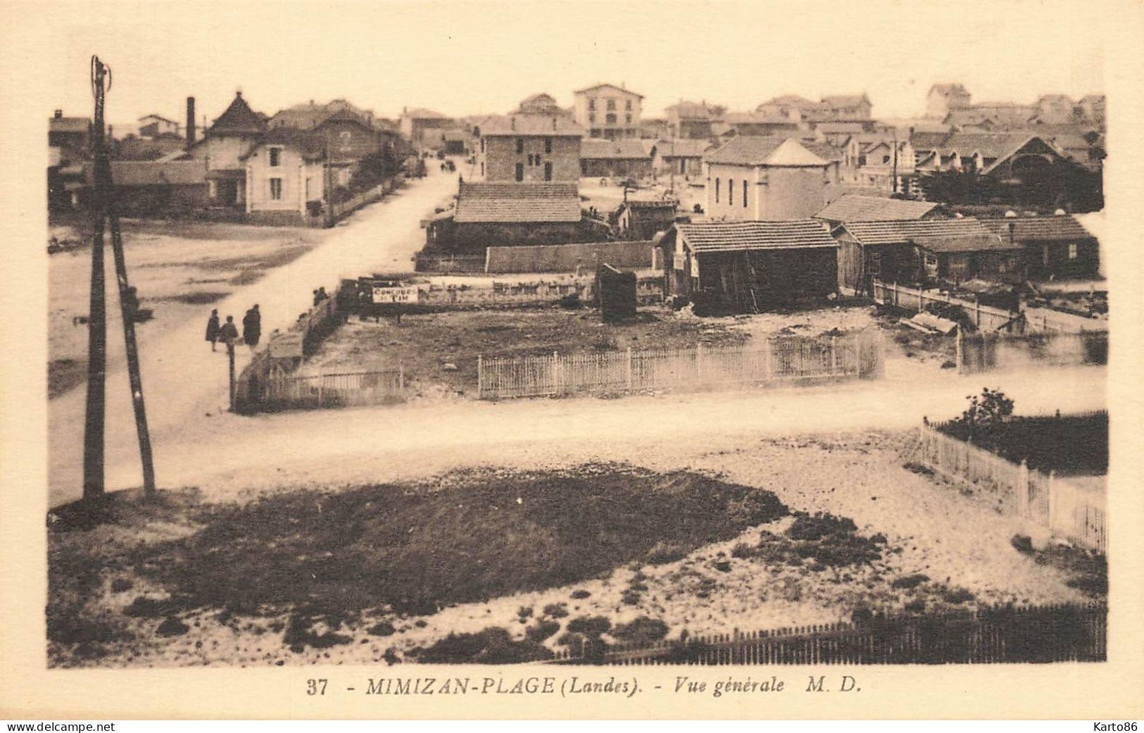 Mimizan Plage * Vue Générale De La Commune * Villas - Mimizan Plage