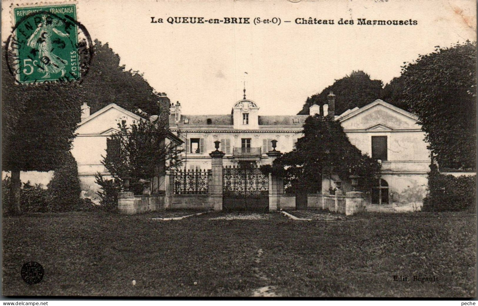 N°2812 W -cpa La Queue En Brie -château Des Marmousets- - La Queue En Brie