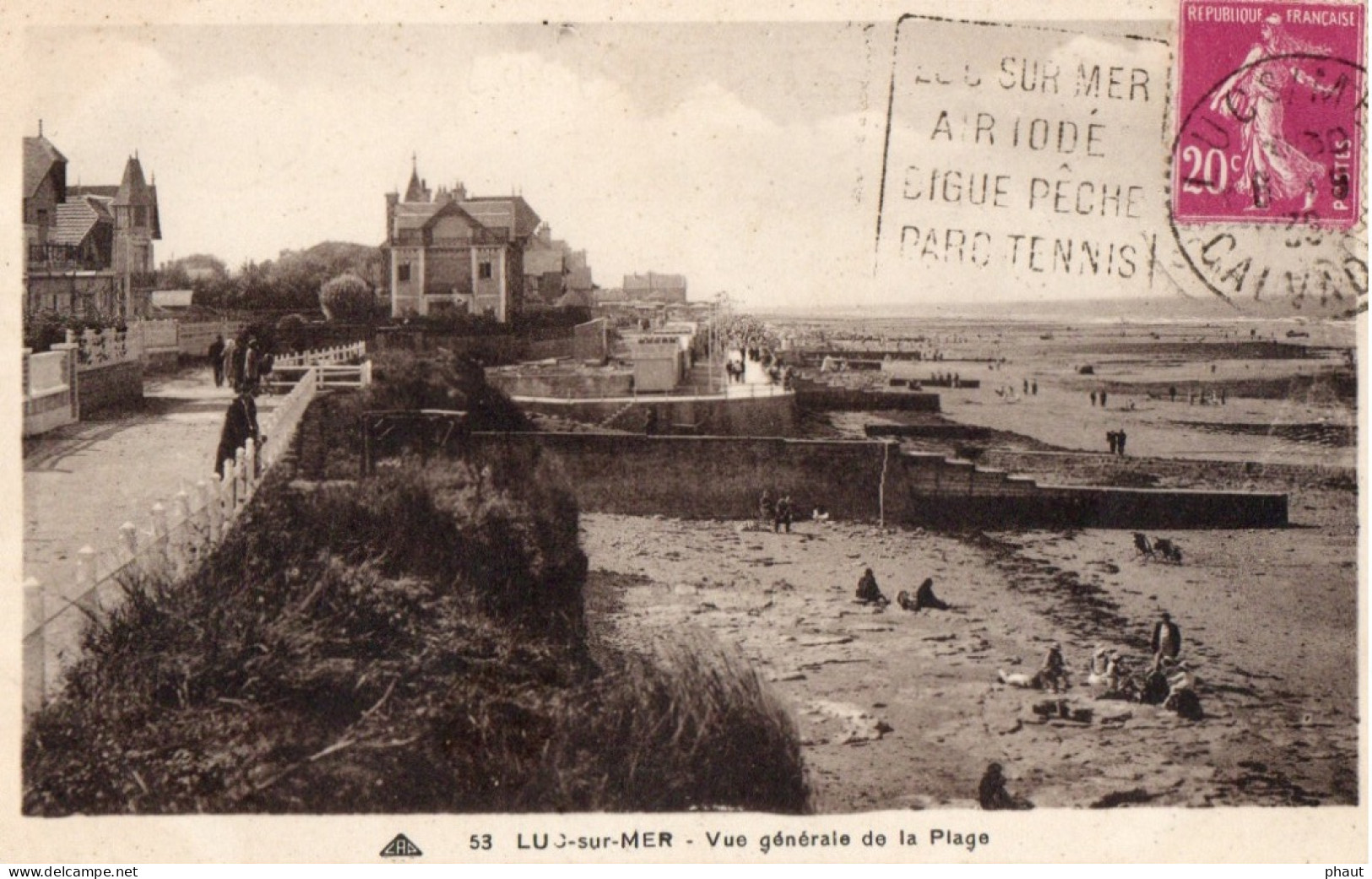 Daguin De LUC Sur MER Sur Recto CPA - 1921-1960: Période Moderne