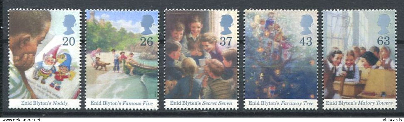 191 GRANDE BRETAGNE 1997 - Yvert 1992/96 - Illustration Livre Enfant - Neuf ** (MNH) Sans Charniere - Nuevos