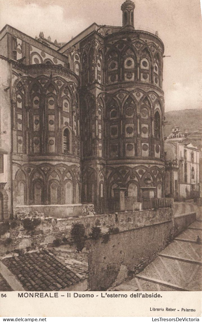 ITALIE - Monreale - Ll Duomo - L'esterno Dell'abside - Carte Postale - Sonstige & Ohne Zuordnung