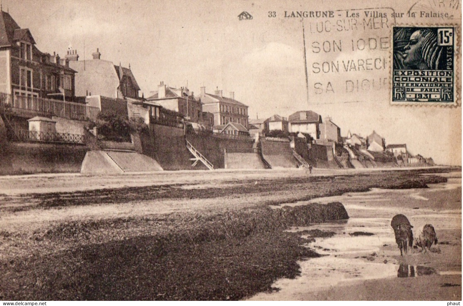 Daguin De LUC Sur MER Sur Recto CPA - 1921-1960: Période Moderne