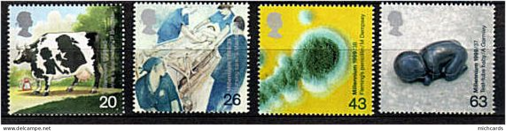 191 GRANDE BRETAGNE 1999 - Yvert 2079/82 - Millenaire (III) Les Progres Sanitaires - Neuf ** (MNH) Sans Charniere - Ongebruikt