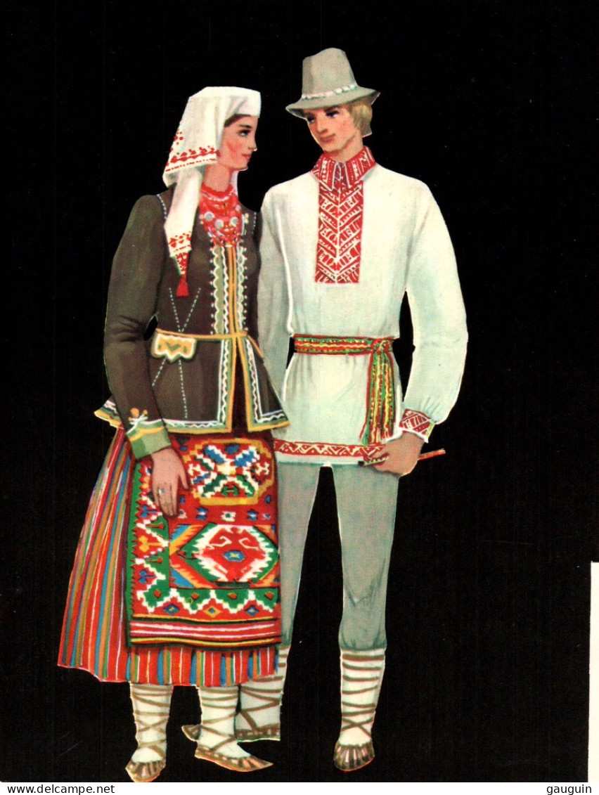 CP - Costumes UKRAINIENS - CARNET Complet 20 Vues (Notes Explicatives & Historiques Au Dos - Format 13,5x18) - Oekraïne