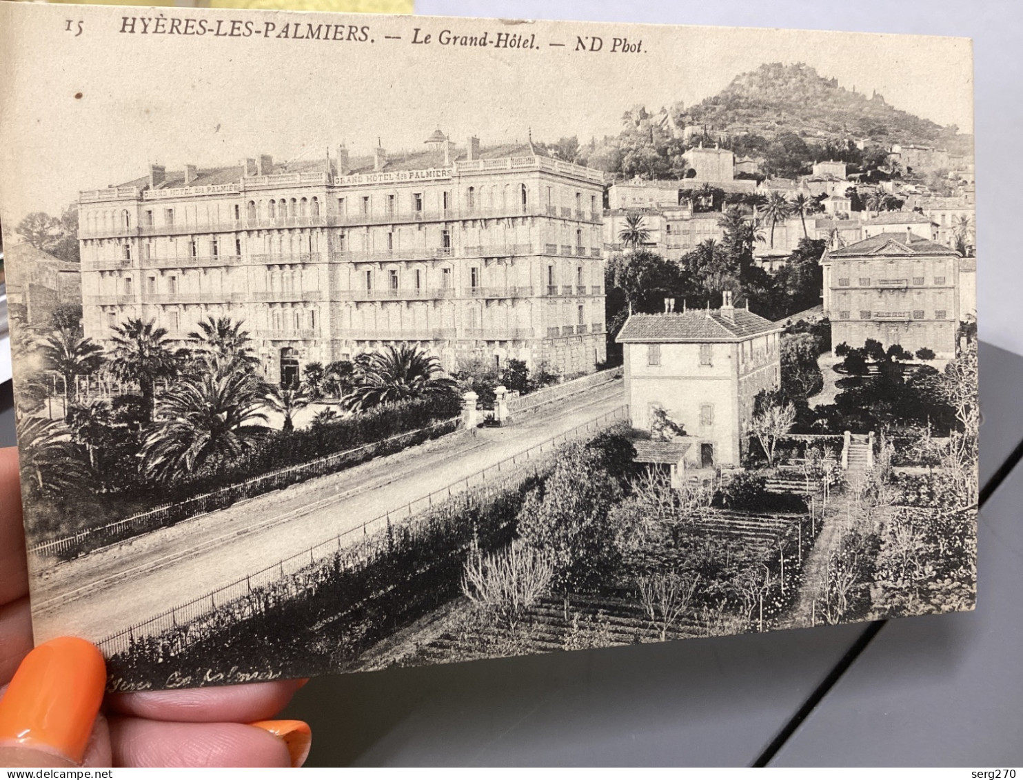 HYERES - LES PALMIERS - Le Grand Hôtel Des Palmiers - ND Phot - - Hyeres