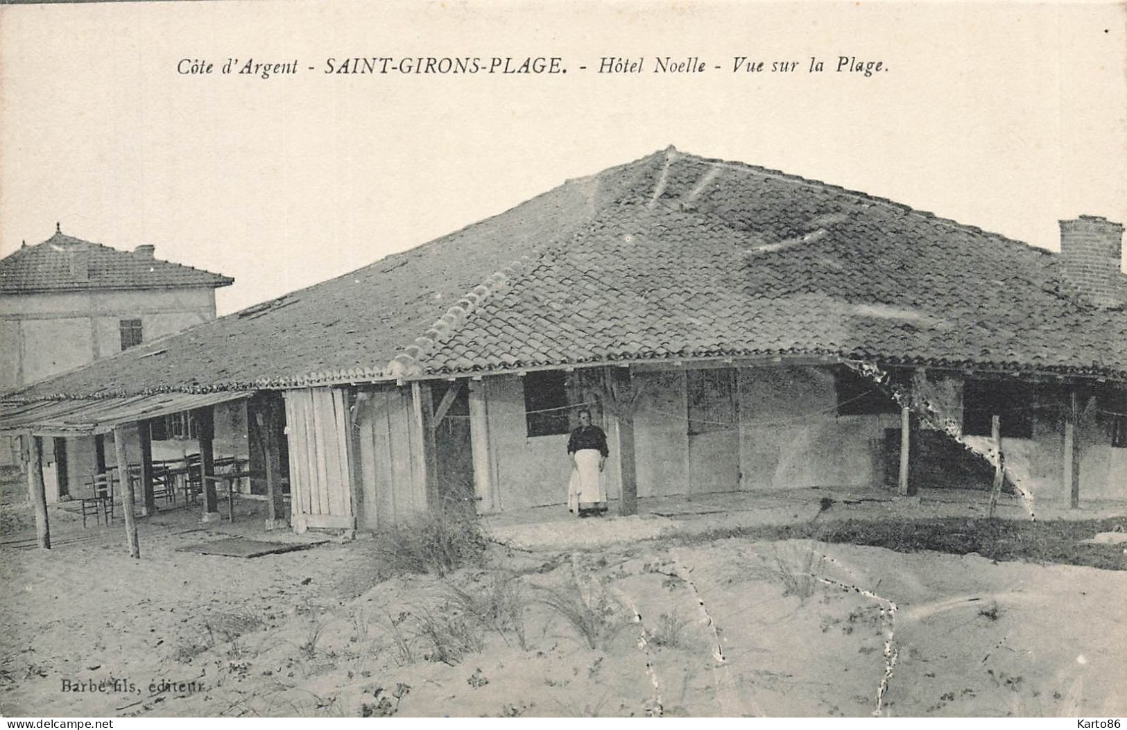 St Girons Plage * Hôtel NOELLE , Vue Sur La Plage - Autres & Non Classés