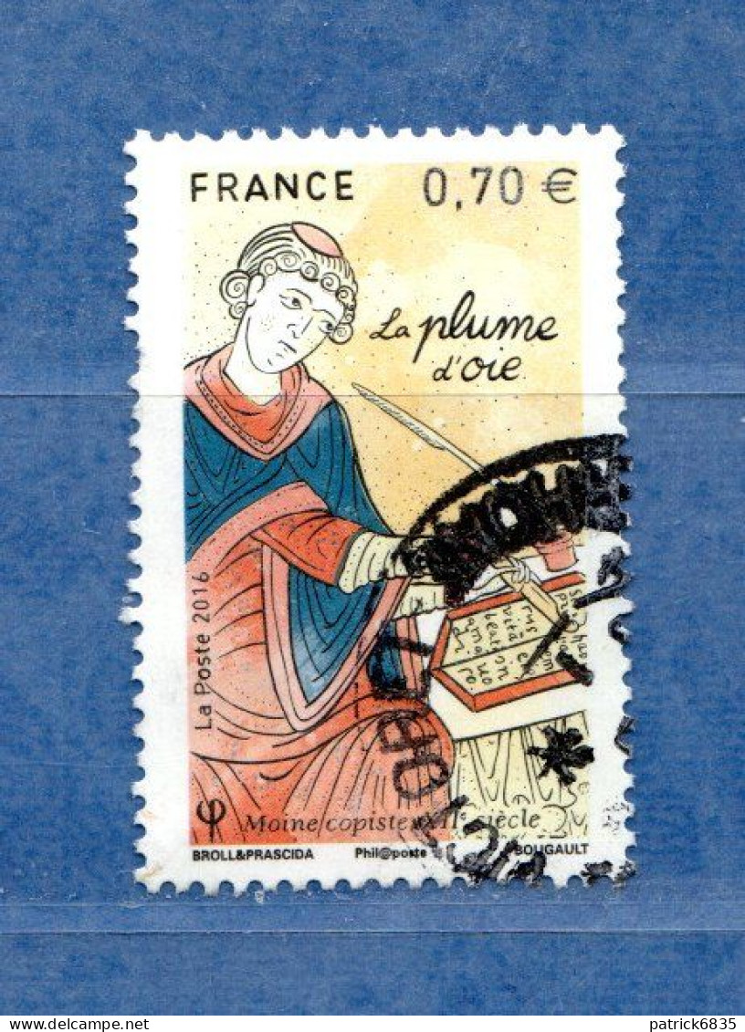 France °-  2016  -  La PLUME D'OIE.  Yvert.  5100.  Oblitéré. - Oblitérés