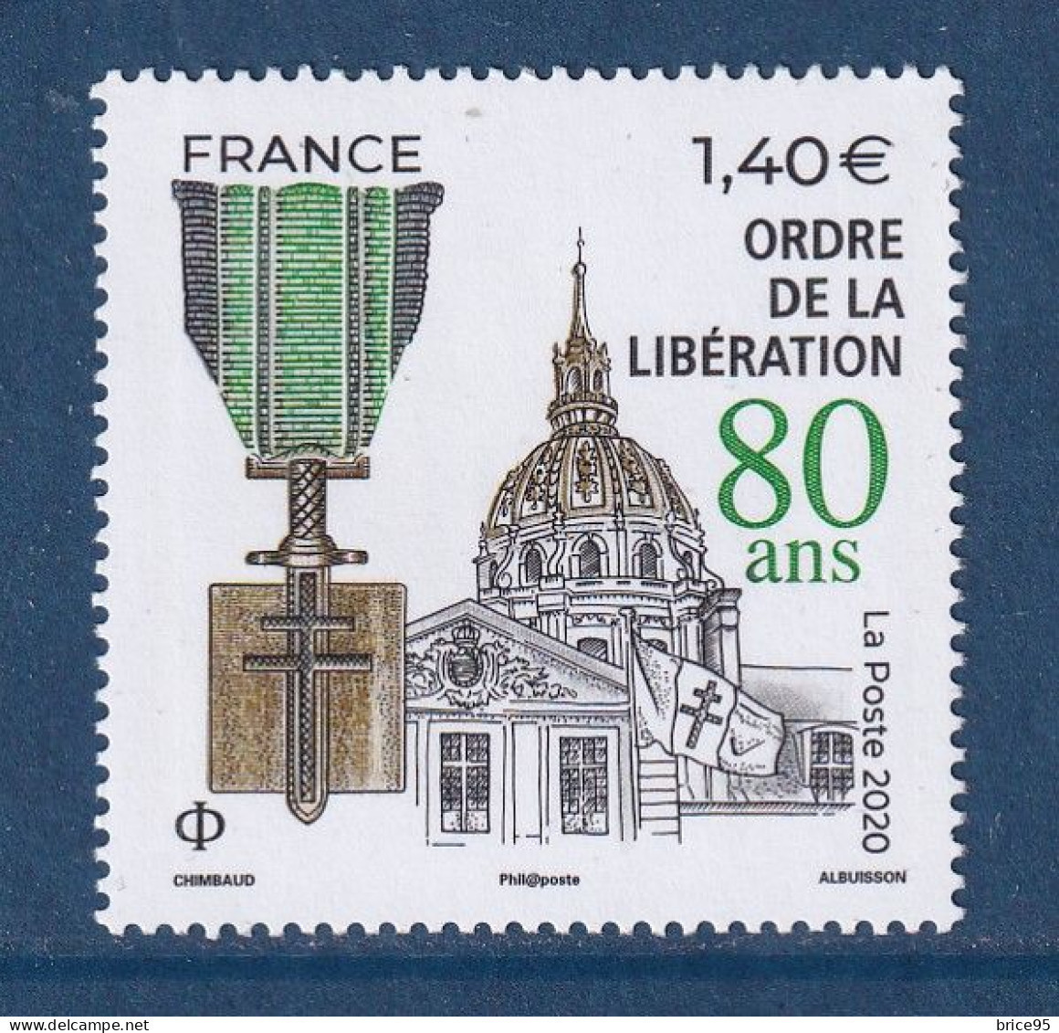 France - YT Nº 5458 ** - Neuf Sans Charnière - 2020 - Unused Stamps